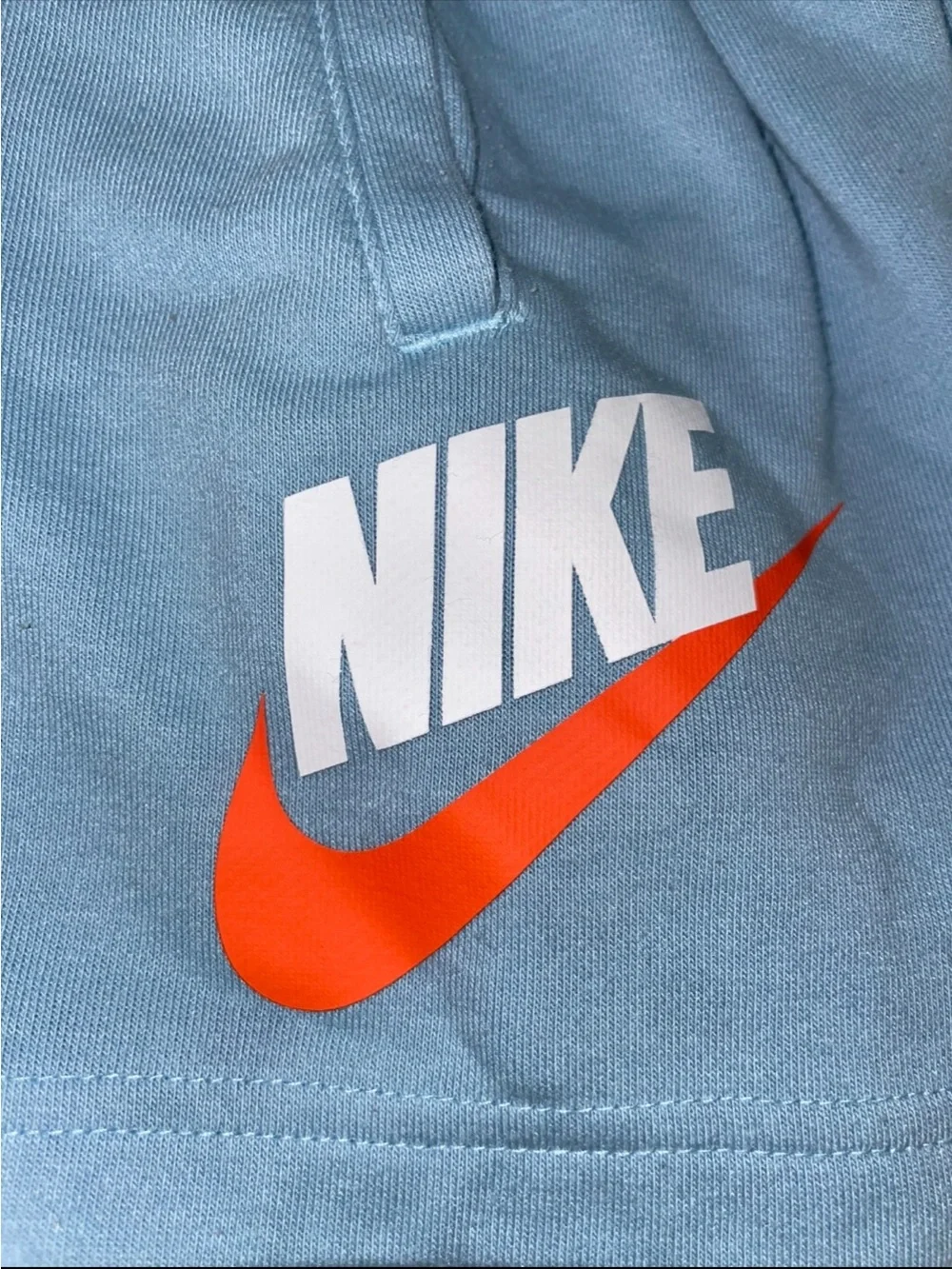3 pairs of Nike Toddler light & dark Blue Logo Shorts Size 2T worn once